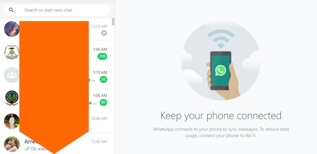 Step 4: Using WhatsApp from your Laptop | How to Use WhatsApp On A Laptop