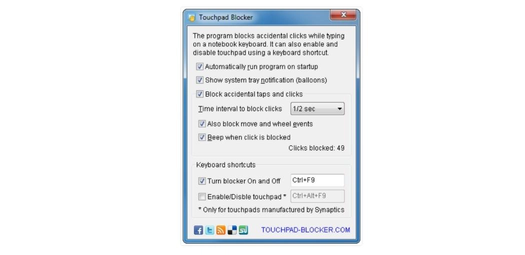 Disable Touchpad by Using Touchpad Blocker How to Disable Your Laptop Touchpad