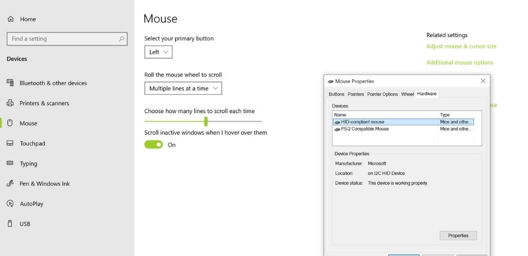 Disable Touchpad via Mouse Properties