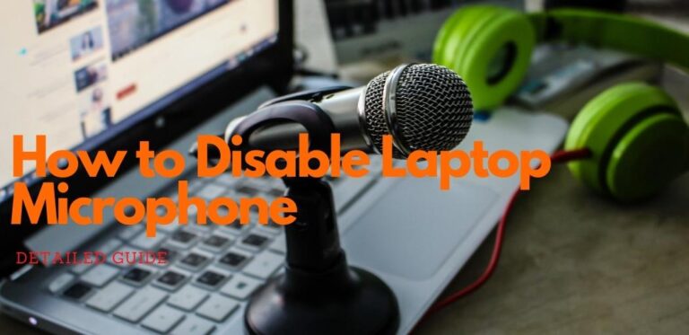 How to Disable Laptop Microphone