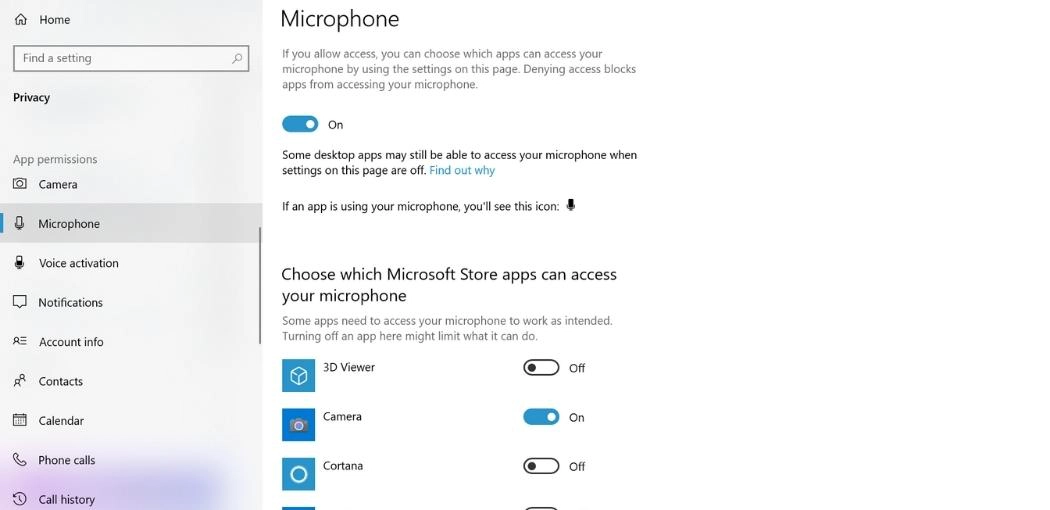 Mute the Microphone in Specific Apps