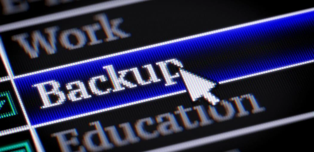 Regularly back up your data