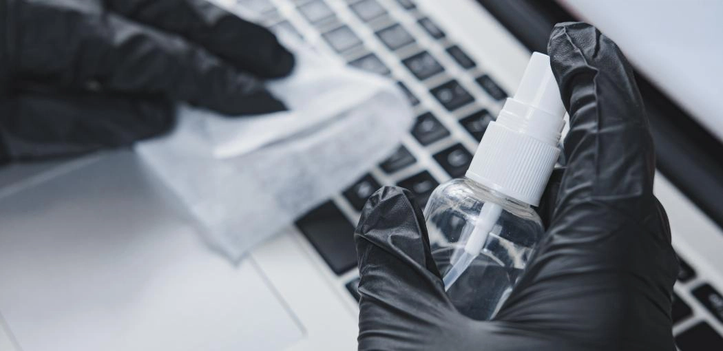 Step five: Soak a cotton swab in alcohol | How to Clean a Laptop Keyboard | How to Clean your Laptop Keyboard