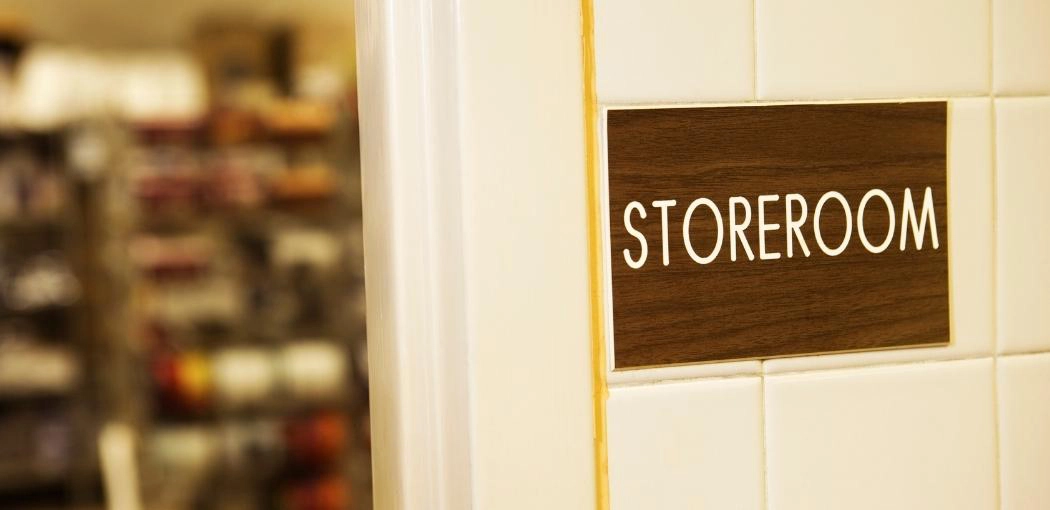 Hide your laptop in the storeroom