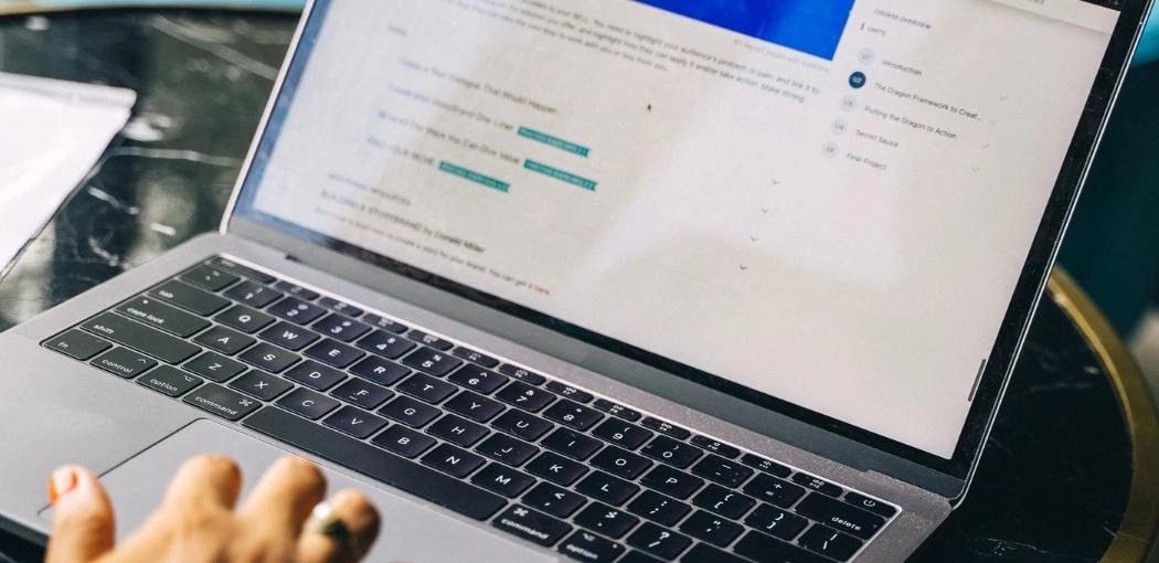 Use a laptop with an anti-glare screen