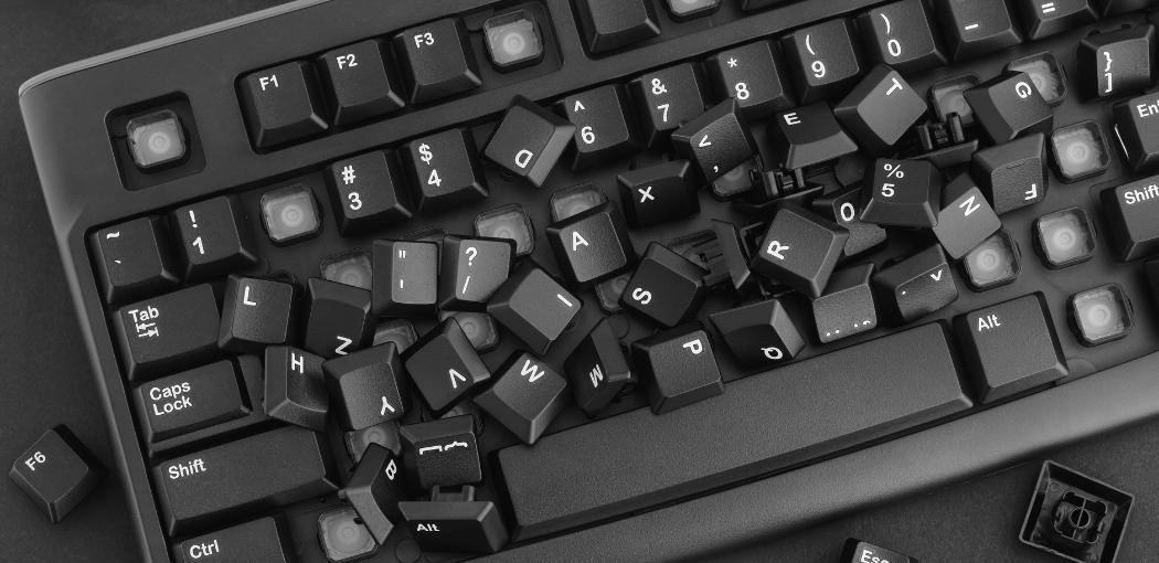 Step 3: Remove keyboard keys