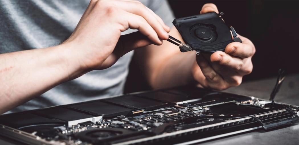 Step four: Remove the fan