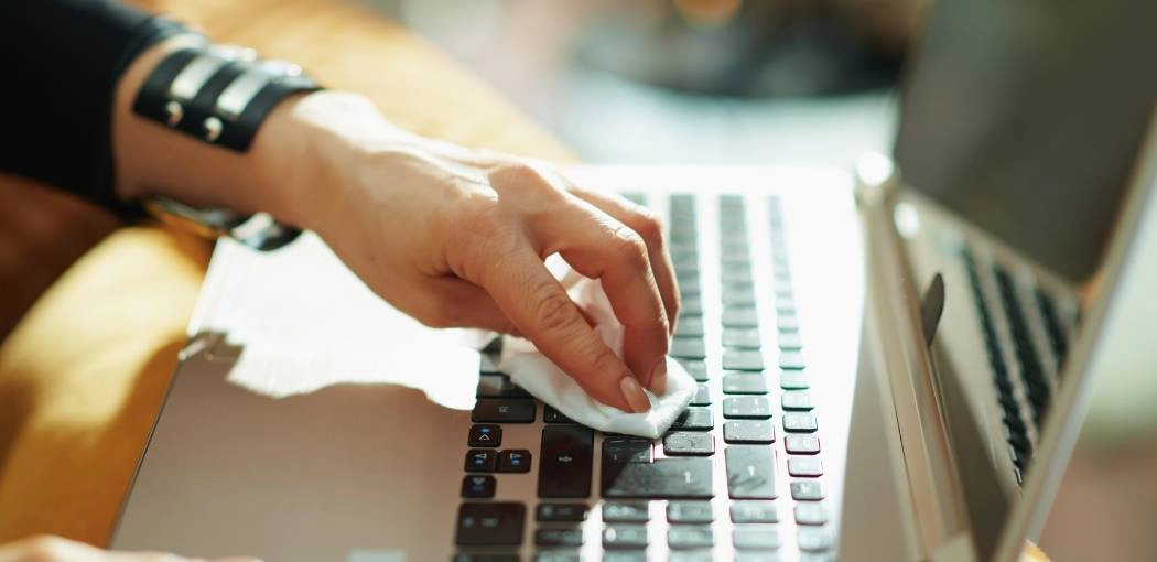 Step four: clean your laptop keyboard