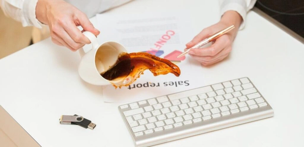 What to do if you spill liquid on your laptop keyboard