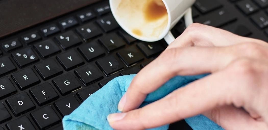 Step 2: Wipe down for the first time