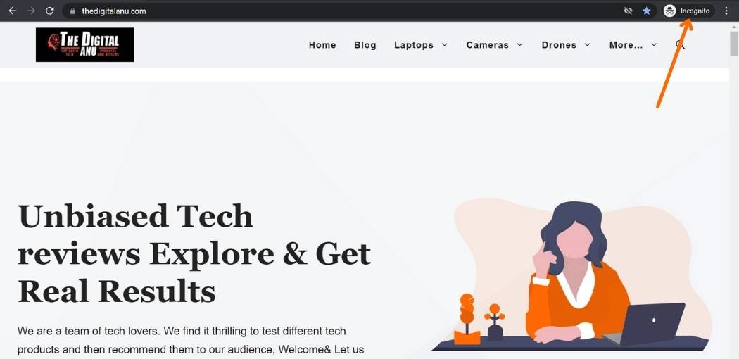 You can use an incognito window for privacy