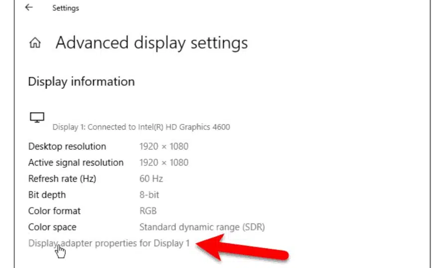 step 2- How to calibrate your monitor in Windows 10