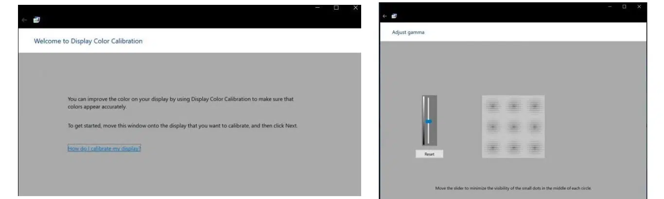Gamma settings for How to calibrate your monitor in Windows 10