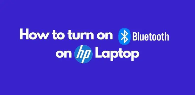 How to turn on Bluetooth on HP Laptop |