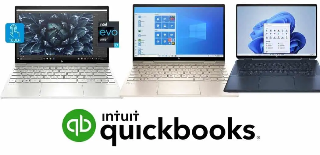 Which is the recommended hp laptop for Quickbooks?