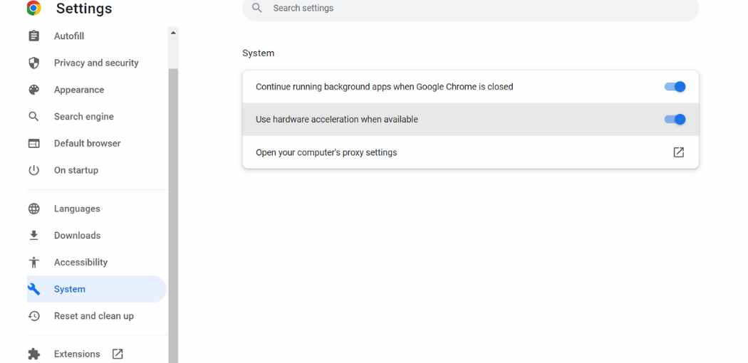 Turn off hardware acceleration  to speed up your Chromebook