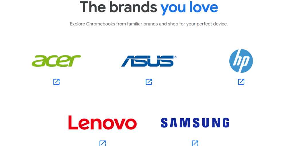 Who makes Chromebooks?
