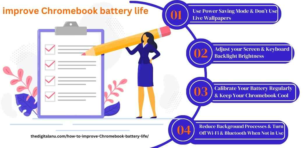 How to Improve Your Chromebook’s Battery: Infographics